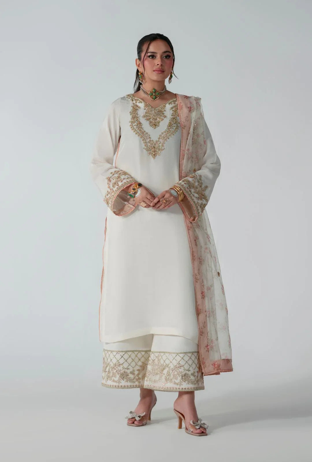 AJR Couture | Luxe Pret 25 |  Silk Whisper - Rang-e-Khaas