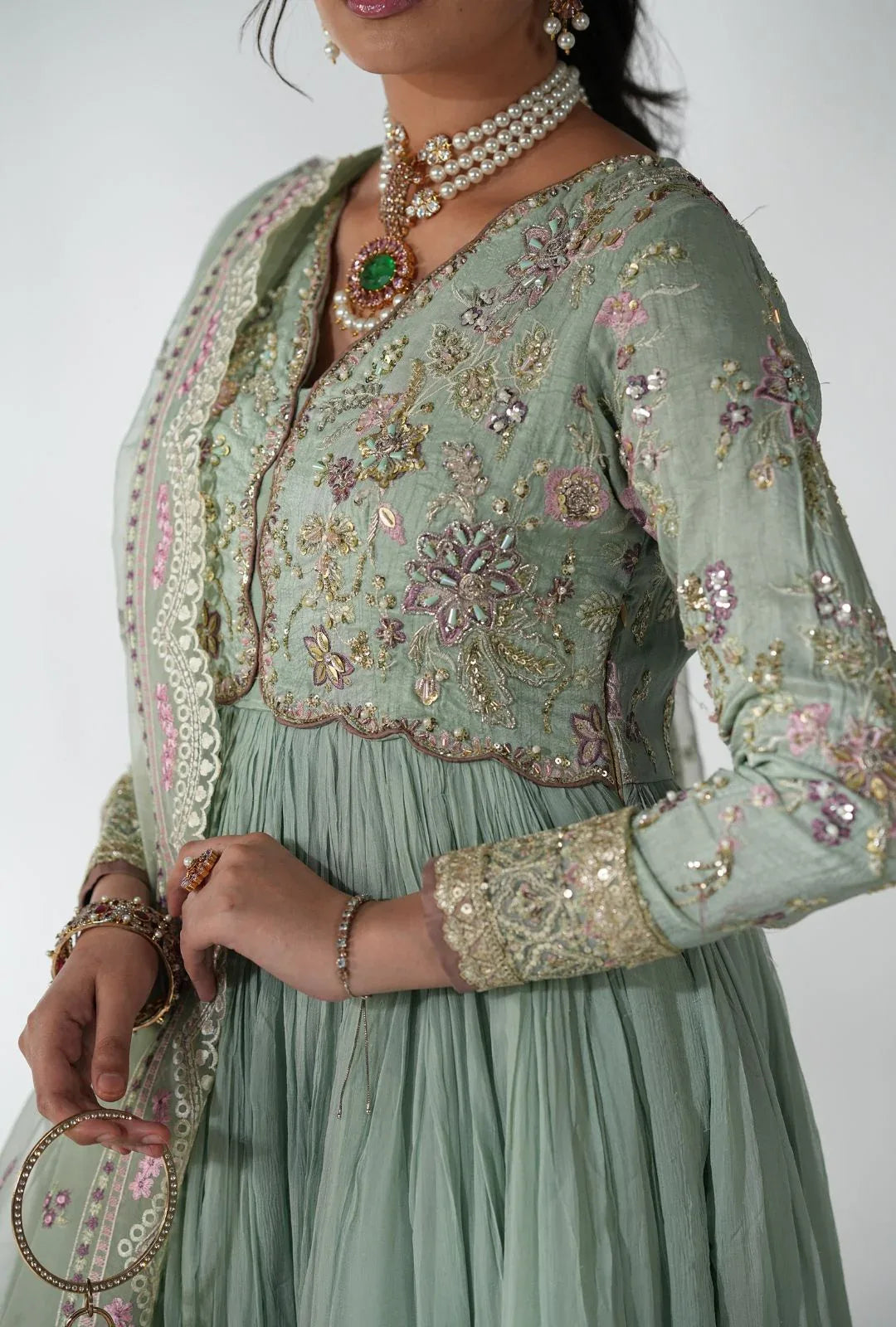 AJR Couture | Luxe Pret 25 |  Satin Serenity - Rang-e-Khaas