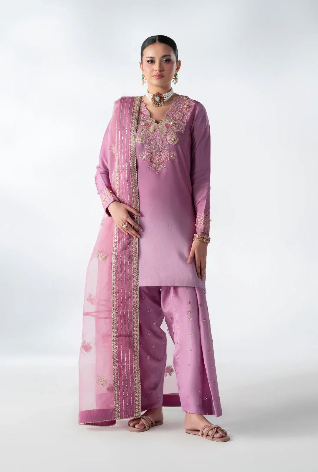 AJR Couture | Luxe Pret 25 | Floral Fusion - Rang-e-Khaas