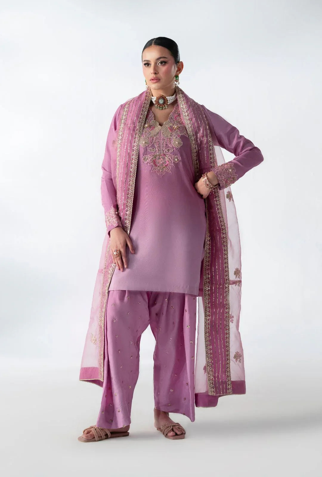 AJR Couture | Luxe Pret 25 | Floral Fusion - Rang-e-Khaas