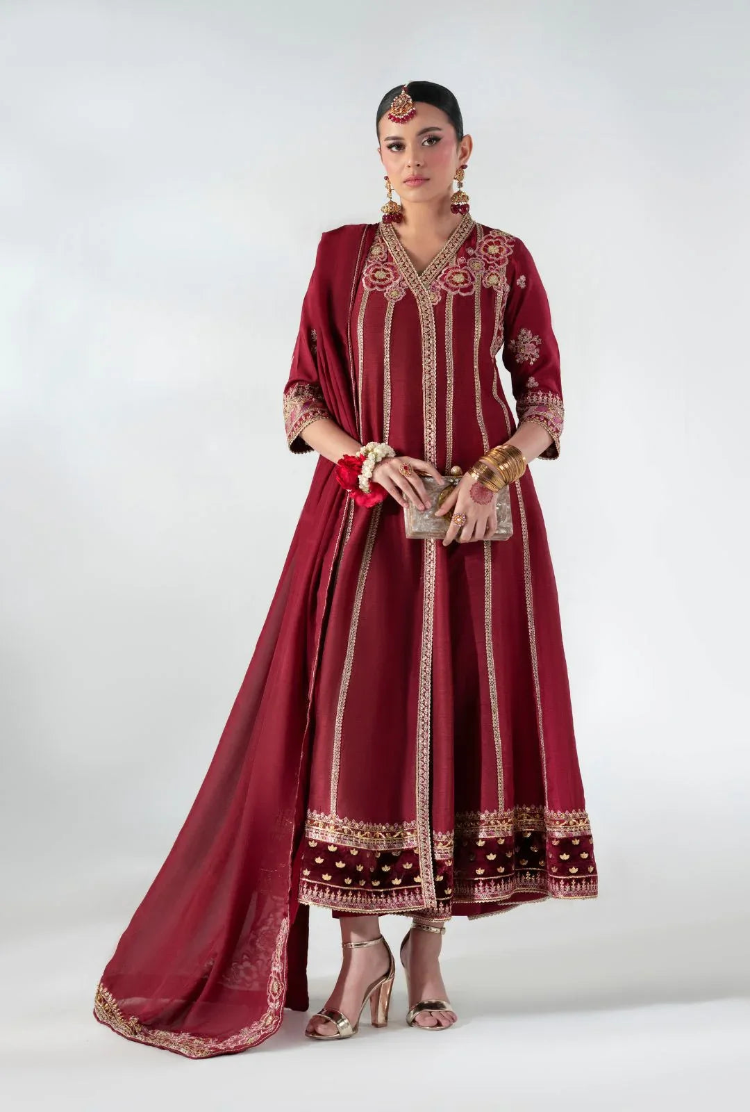 AJR Couture | Luxe Pret 25 |  Ruby Raffia - Rang-e-Khaas