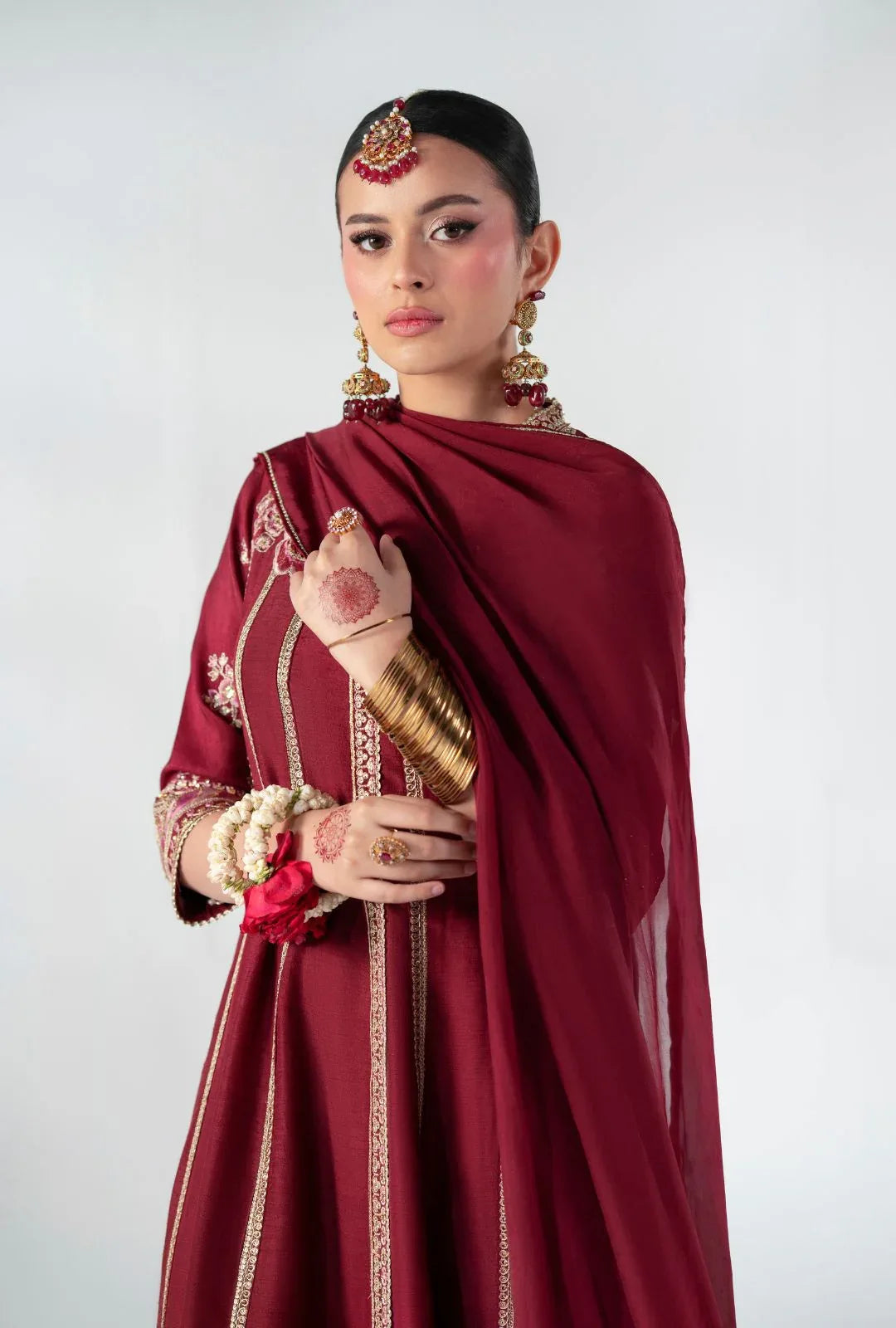 AJR Couture | Luxe Pret 25 |  Ruby Raffia - Rang-e-Khaas