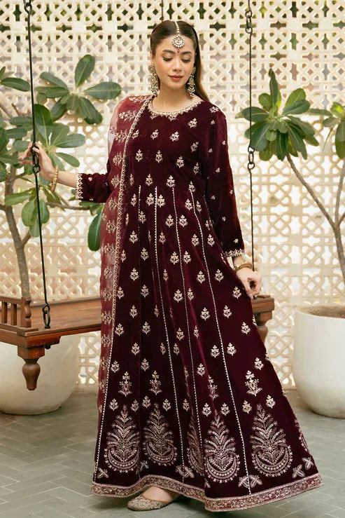 Declare | Velvet Collection 24 |  V1007 - Rang-e-Khaas