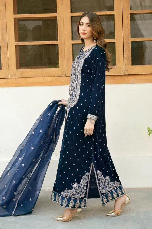 Declare | Velvet Collection 24 |  V1009 - Rang-e-Khaas