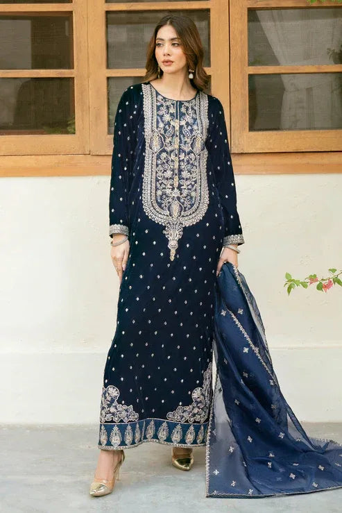 Declare | Velvet Collection 24 |  V1009 - Rang-e-Khaas