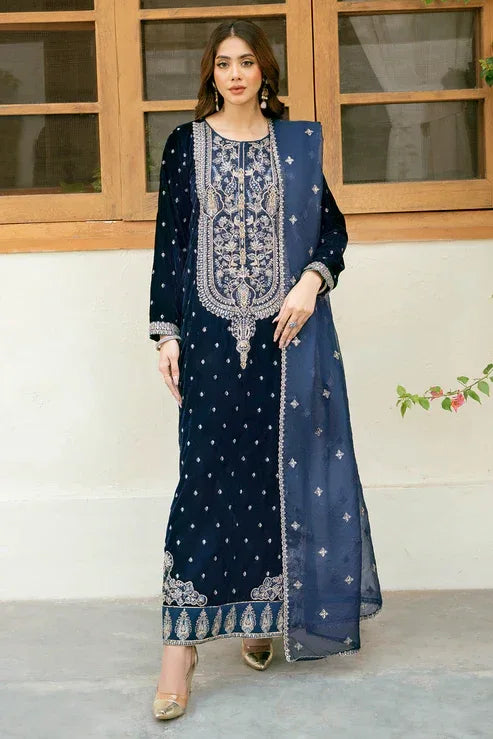 Declare | Velvet Collection 24 |  V1009 - Rang-e-Khaas