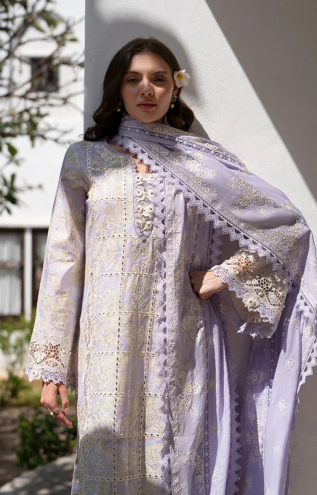 AJR Couture | Printakari Lawn 25 | Vista - Rang-e-Khaas