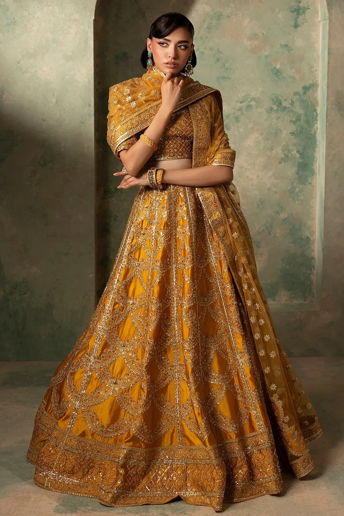 Mina Kashif | Noor Jahan Wedding Formals | Zarafshan - Rang-e-Khaas