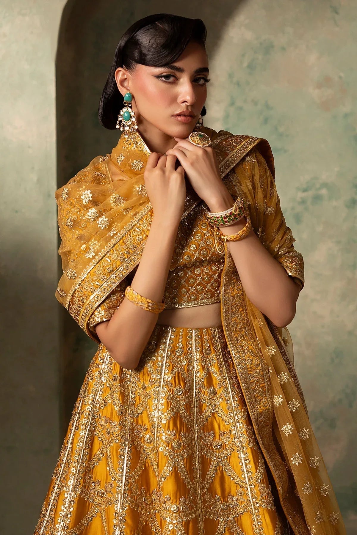 Mina Kashif | Noor Jahan Wedding Formals | Zarafshan - Rang-e-Khaas