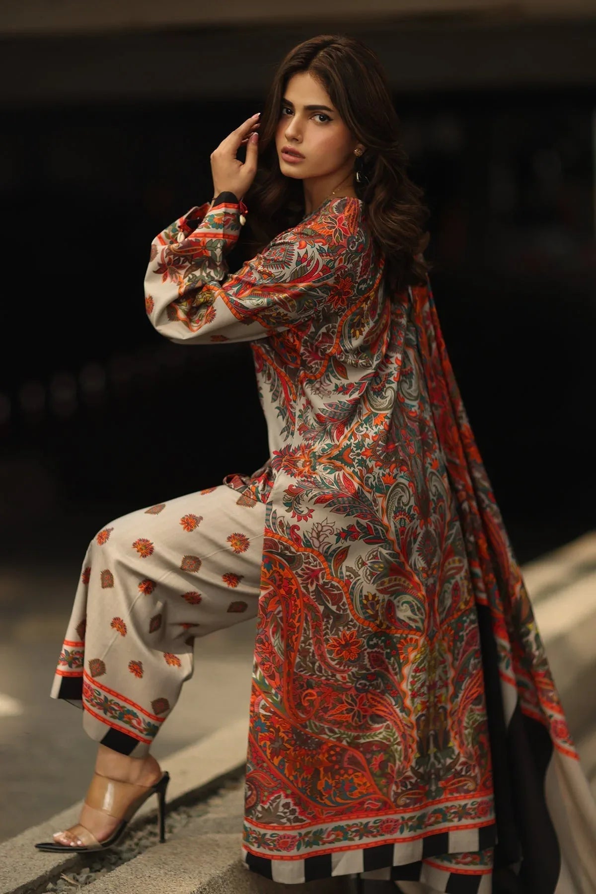 Charizma | C Prints Winter 25 | CPW5-12 - Rang-e-Khaas