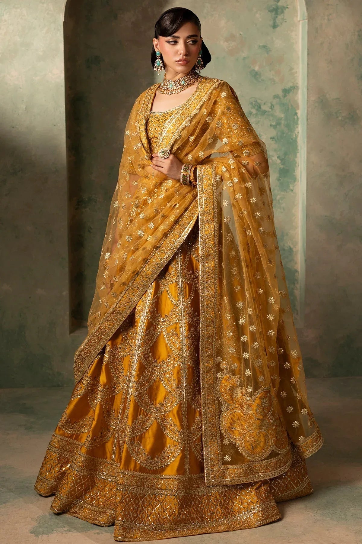 Mina Kashif | Noor Jahan Wedding Formals | Zarafshan - Rang-e-Khaas