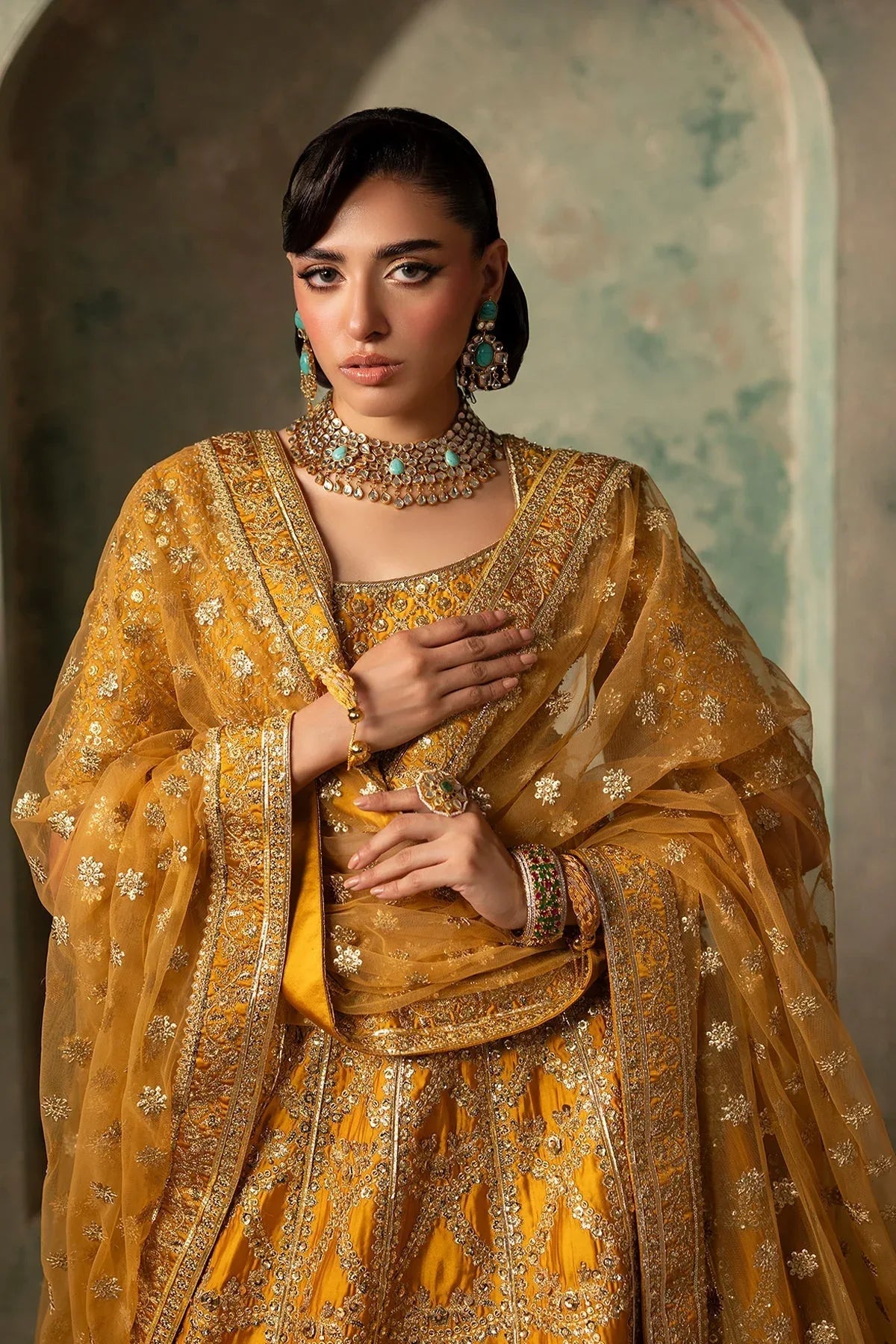 Mina Kashif | Noor Jahan Wedding Formals | Zarafshan - Rang-e-Khaas