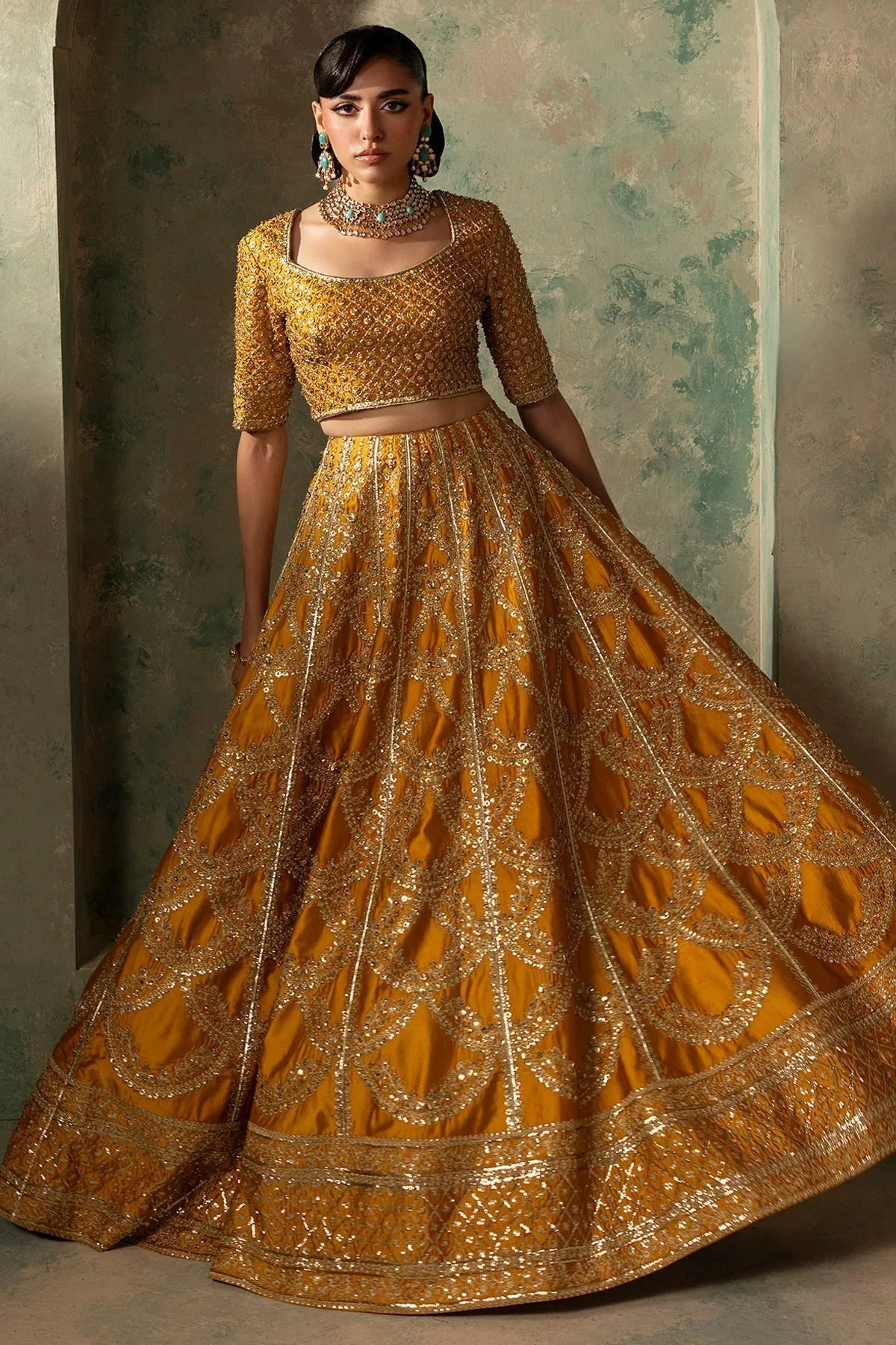 Mina Kashif | Noor Jahan Wedding Formals | Zarafshan - Rang-e-Khaas