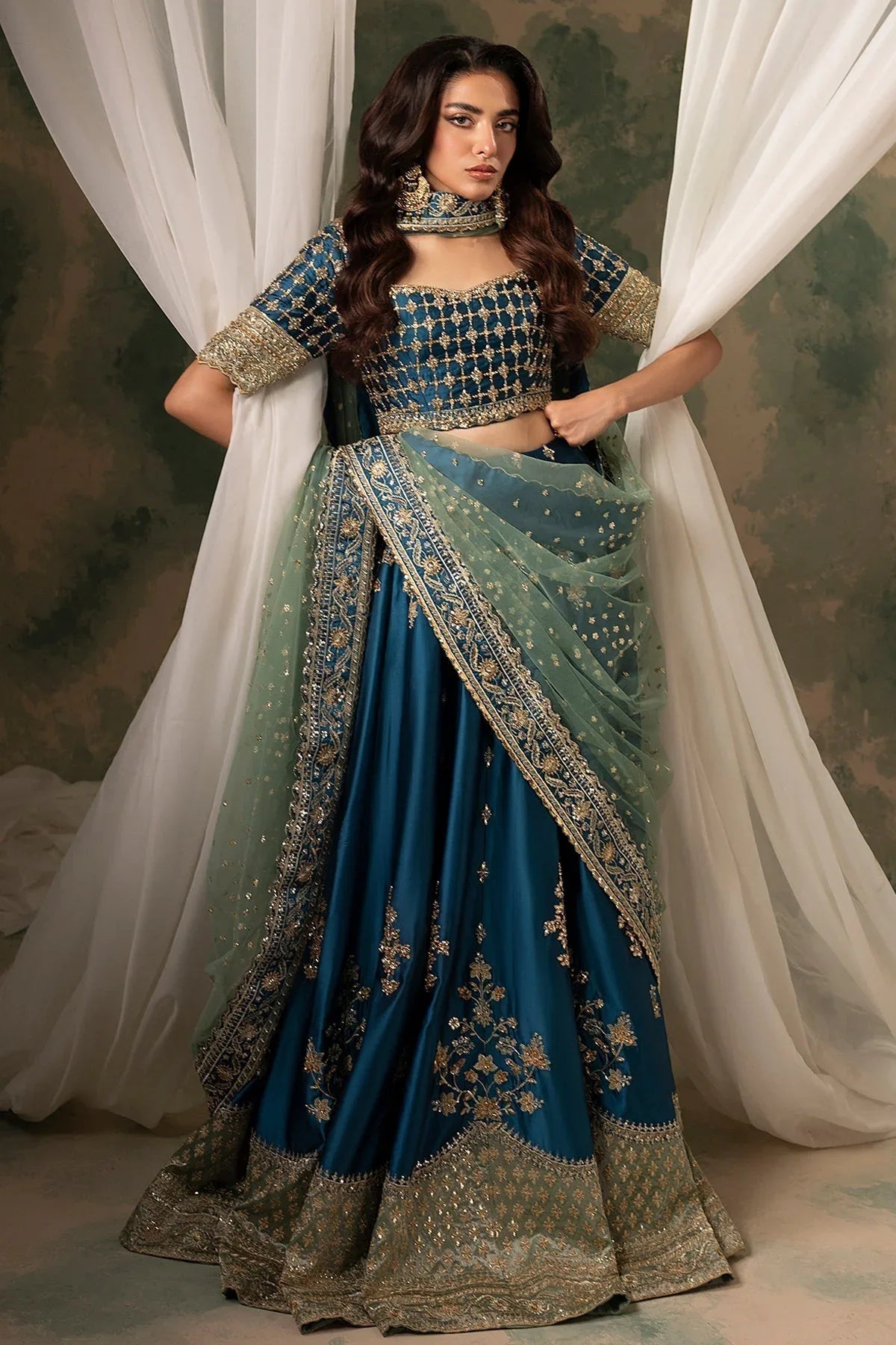 Mina Kashif | Noor Jahan Wedding Formals | Gulroze - Rang-e-Khaas