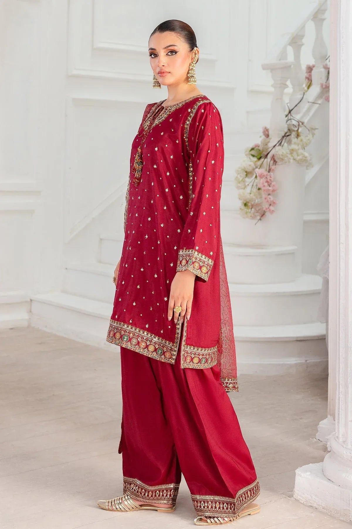 Charizma | Festive Pret | CMA-5-048 R - Rang-e-Khaas