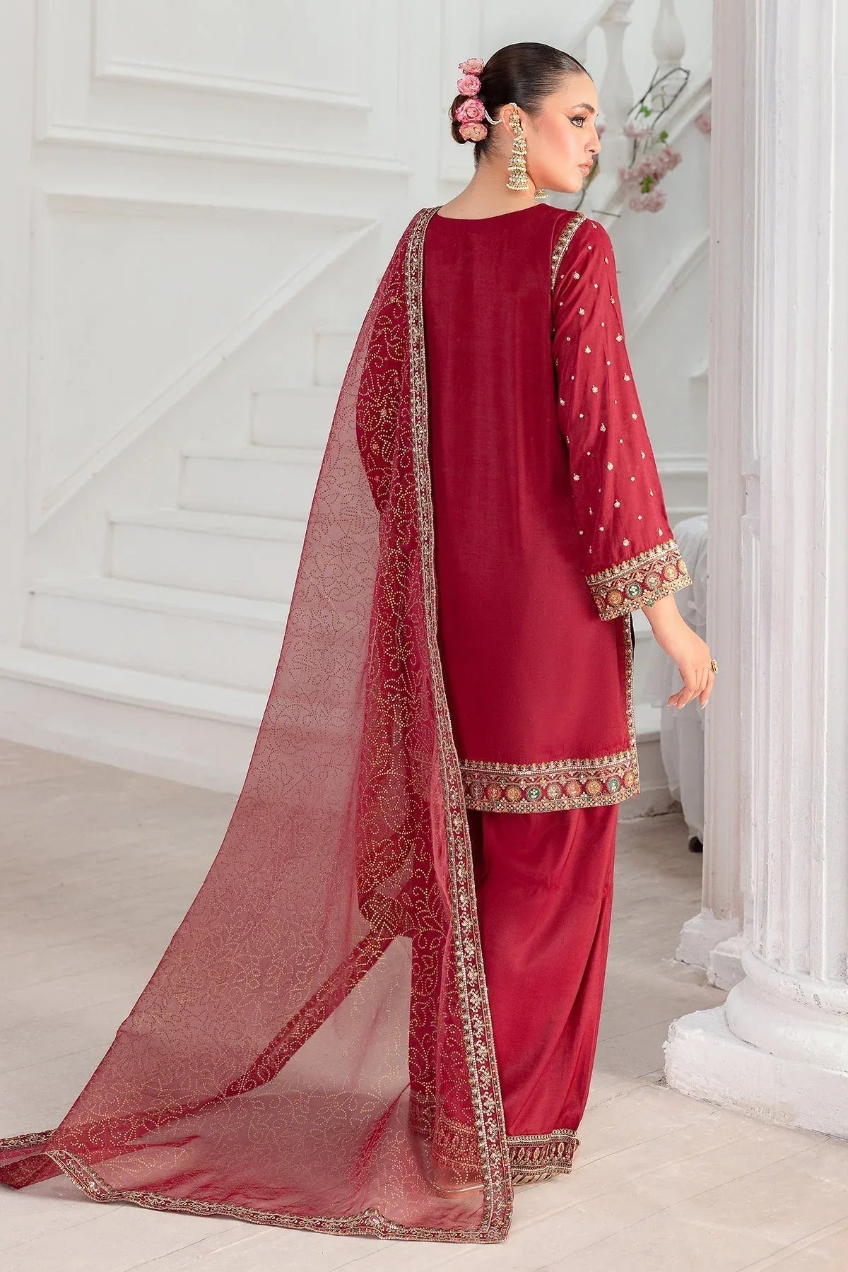 Charizma | Festive Pret | CMA-5-048 R - Rang-e-Khaas