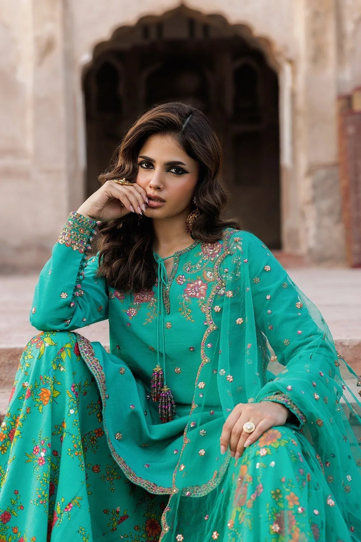 Charizma | Festive Pret | CMA-5-242 - Rang-e-Khaas