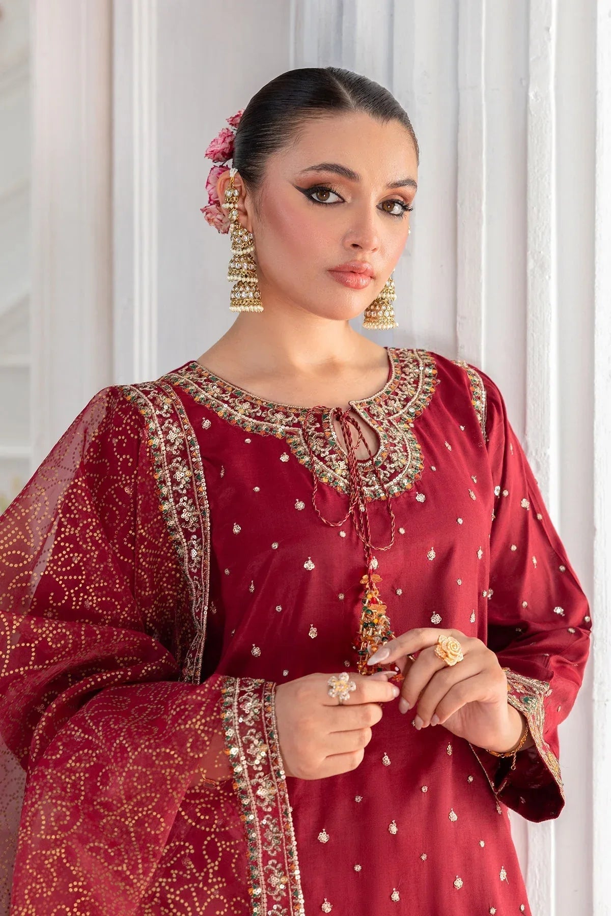 Charizma | Festive Pret | CMA-5-048 R - Rang-e-Khaas