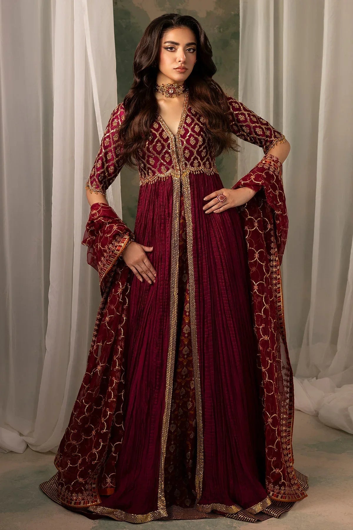 Mina Kashif | Noor Jahan Wedding Formals | Mahveen - Rang-e-Khaas