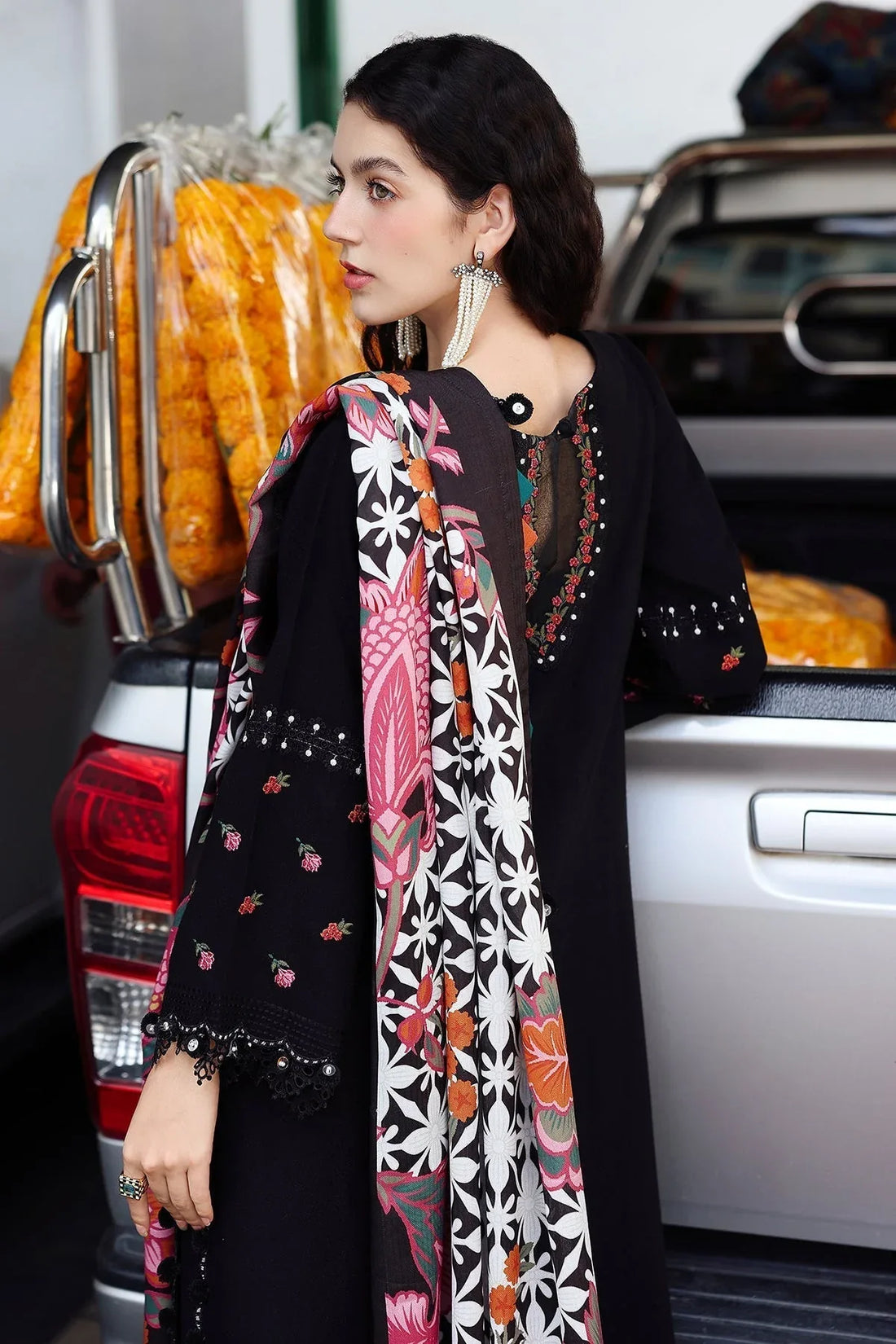 Charizma | Poshima Winters 25 | 3-pc Unstitched Wool Shawl Collection PSW5-07 - Rang-e-Khaas