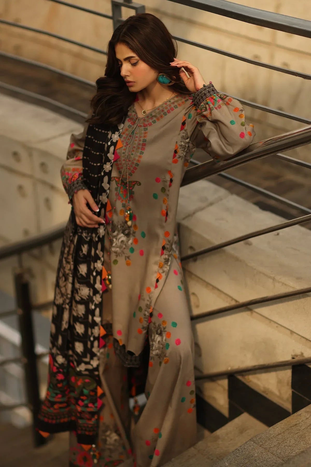 Charizma | C Prints Winter 25 | CPW5-13 - Rang-e-Khaas