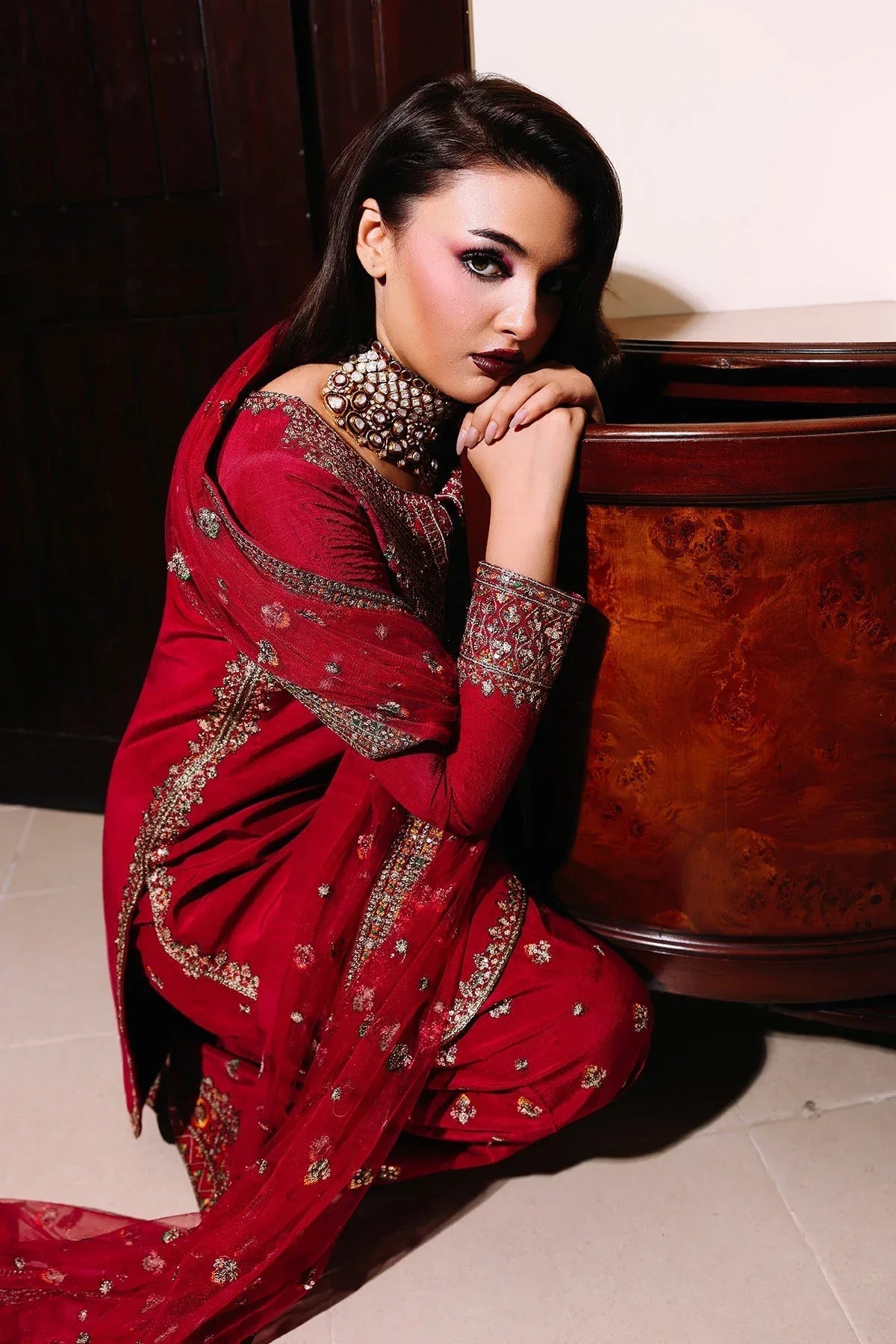 Charizma | Festive Pret | CMA-5-093 R - Rang-e-Khaas