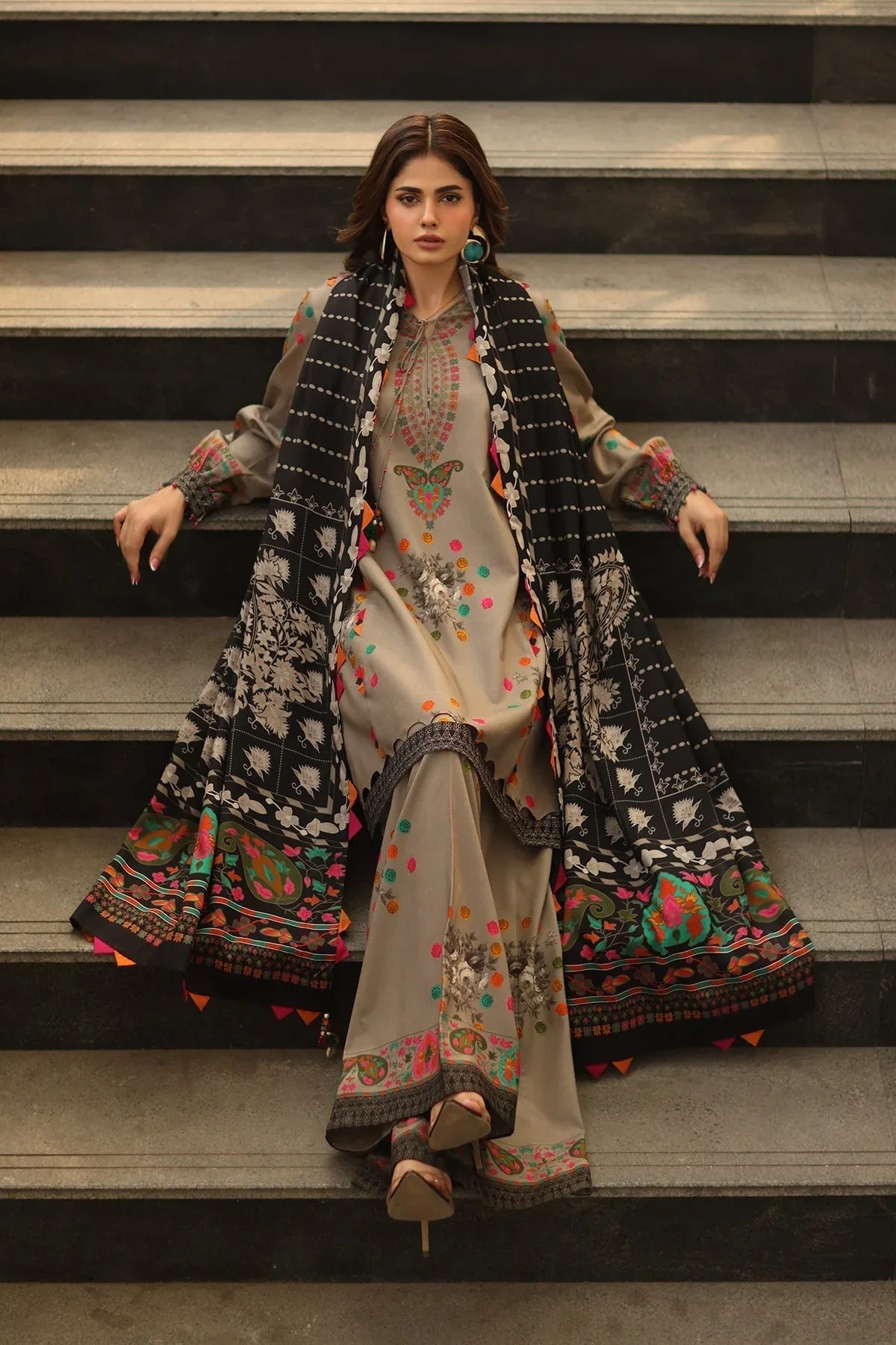 Charizma | C Prints Winter 25 | CPW5-13 - Rang-e-Khaas