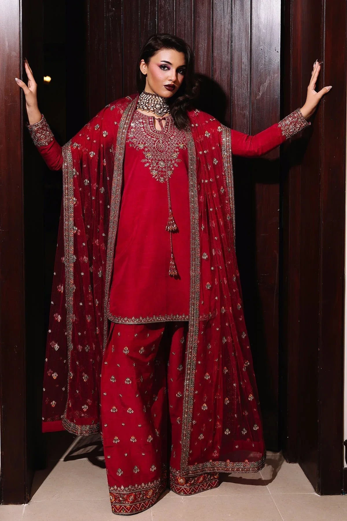 Charizma | Festive Pret | CMA-5-093 R - Rang-e-Khaas