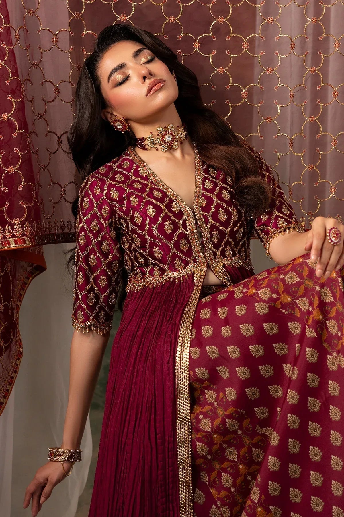 Mina Kashif | Noor Jahan Wedding Formals | Mahveen - Rang-e-Khaas