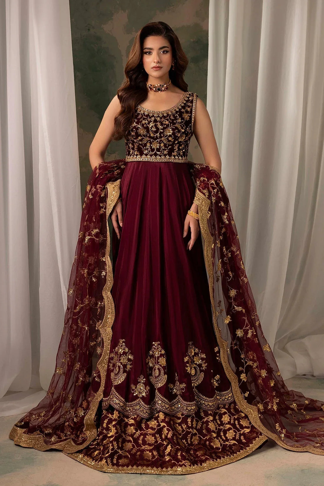 Mina Kashif | Noor Jahan Wedding Formals | Faroush - Rang-e-Khaas