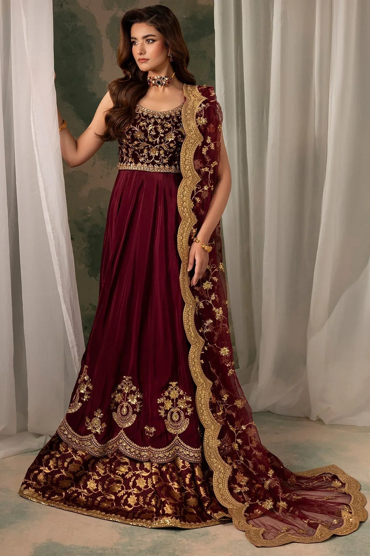 Mina Kashif | Noor Jahan Wedding Formals | Faroush - Rang-e-Khaas