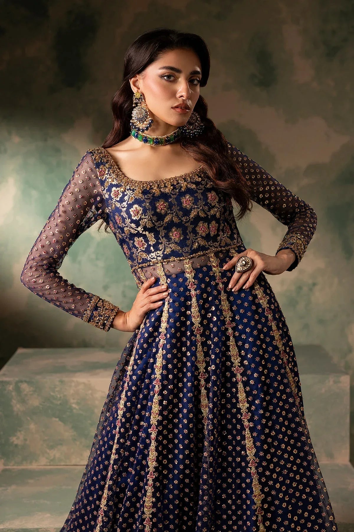Mina Kashif | Noor Jahan Wedding Formals | Saboor - Rang-e-Khaas
