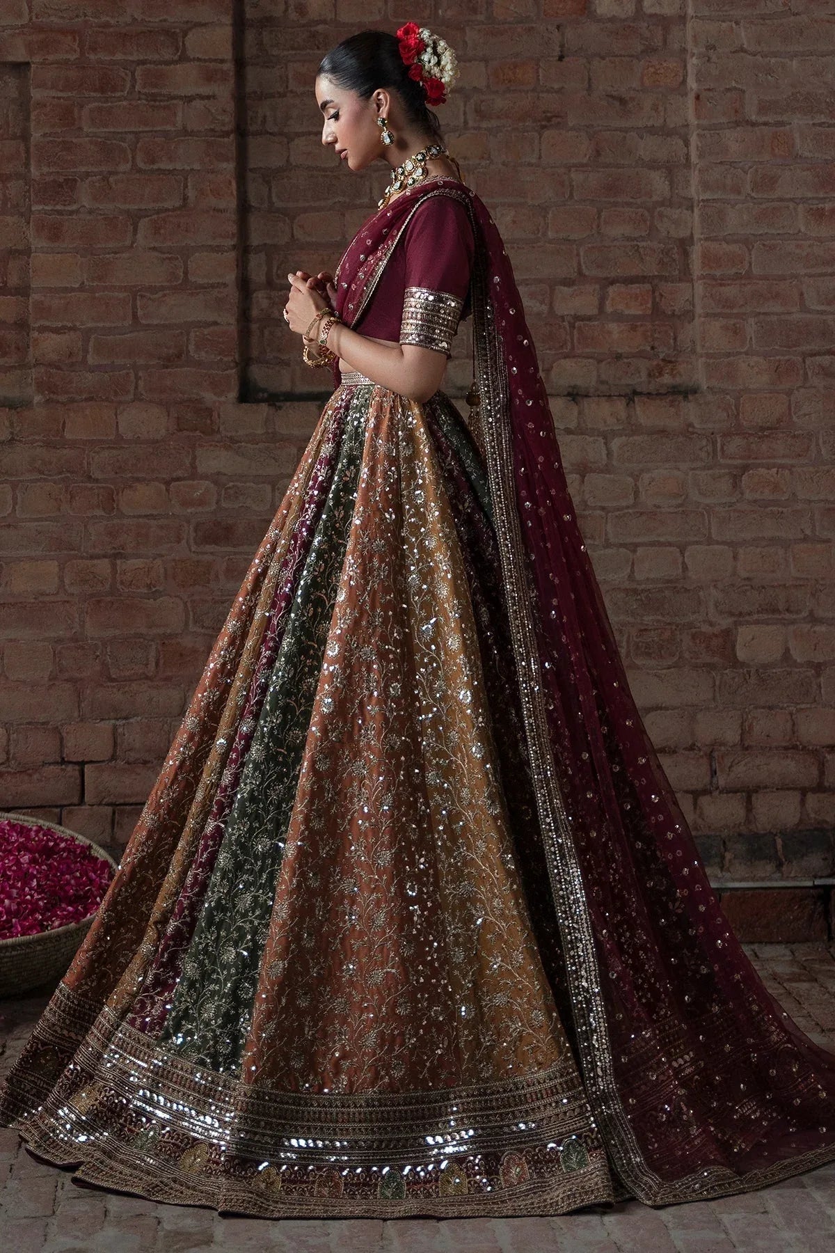 Mina Kashif | Virsa Wedding Formals | Zah-e-naseeb - Rang-e-Khaas