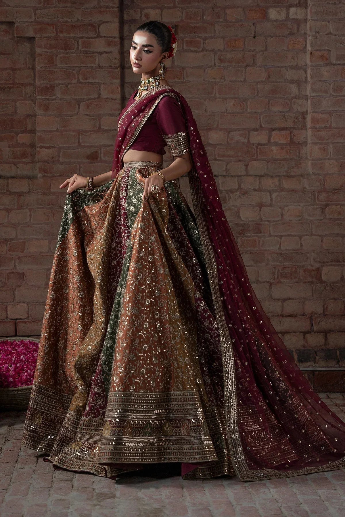 Mina Kashif | Virsa Wedding Formals | Zah-e-naseeb - Rang-e-Khaas