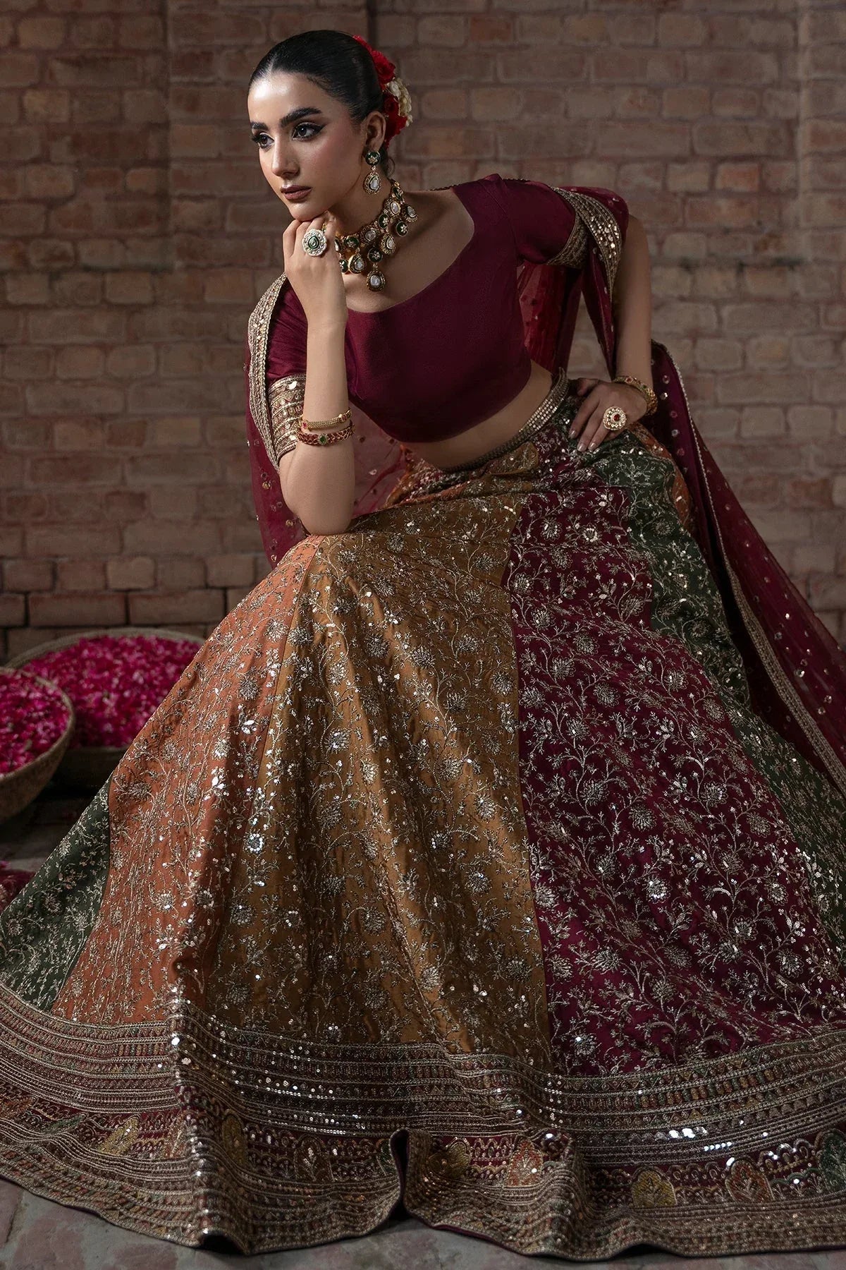 Mina Kashif | Virsa Wedding Formals | Zah-e-naseeb - Rang-e-Khaas