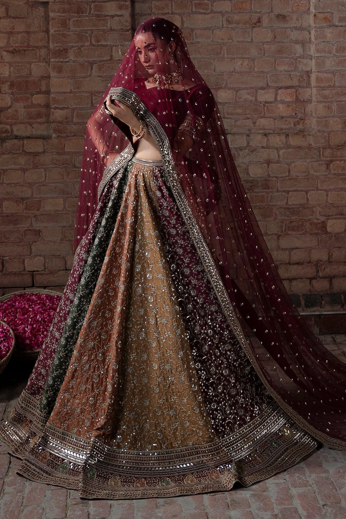 Mina Kashif | Virsa Wedding Formals | Zah-e-naseeb - Rang-e-Khaas