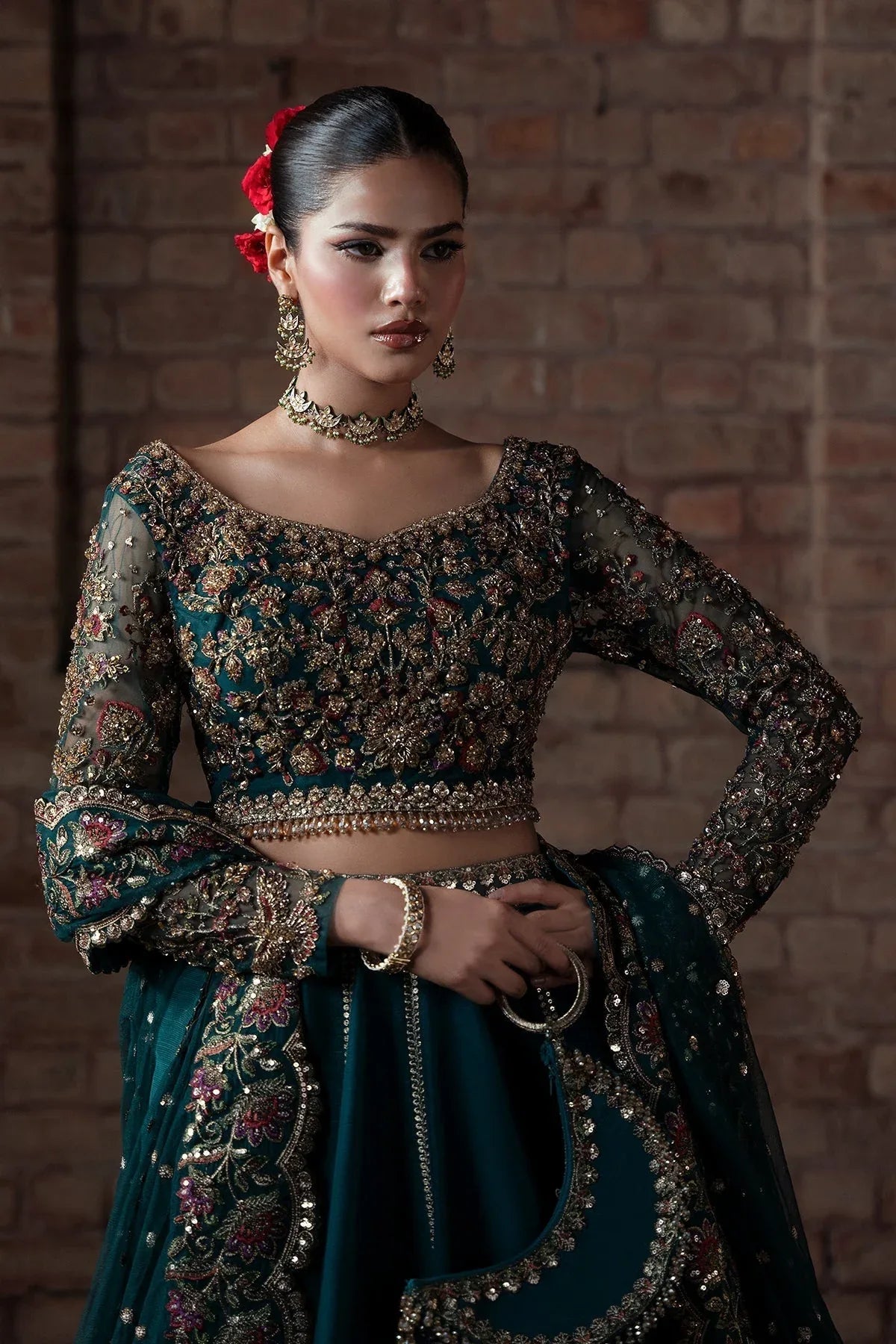 Mina Kashif | Virsa Wedding Formals | Fabiha - Rang-e-Khaas
