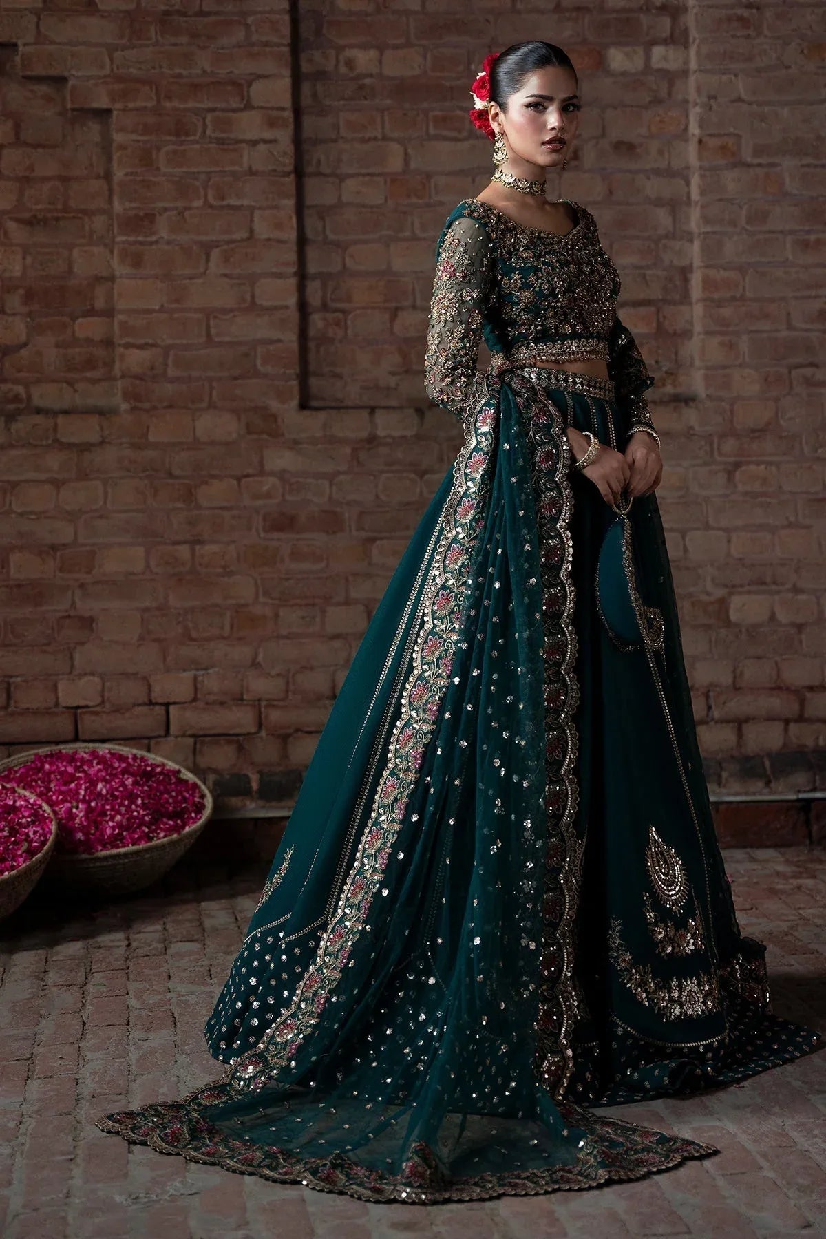 Mina Kashif | Virsa Wedding Formals | Fabiha - Rang-e-Khaas