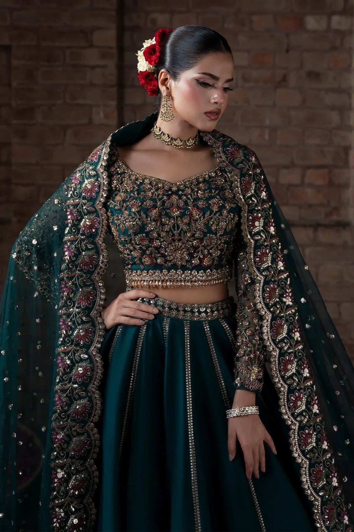Mina Kashif | Virsa Wedding Formals | Fabiha - Rang-e-Khaas