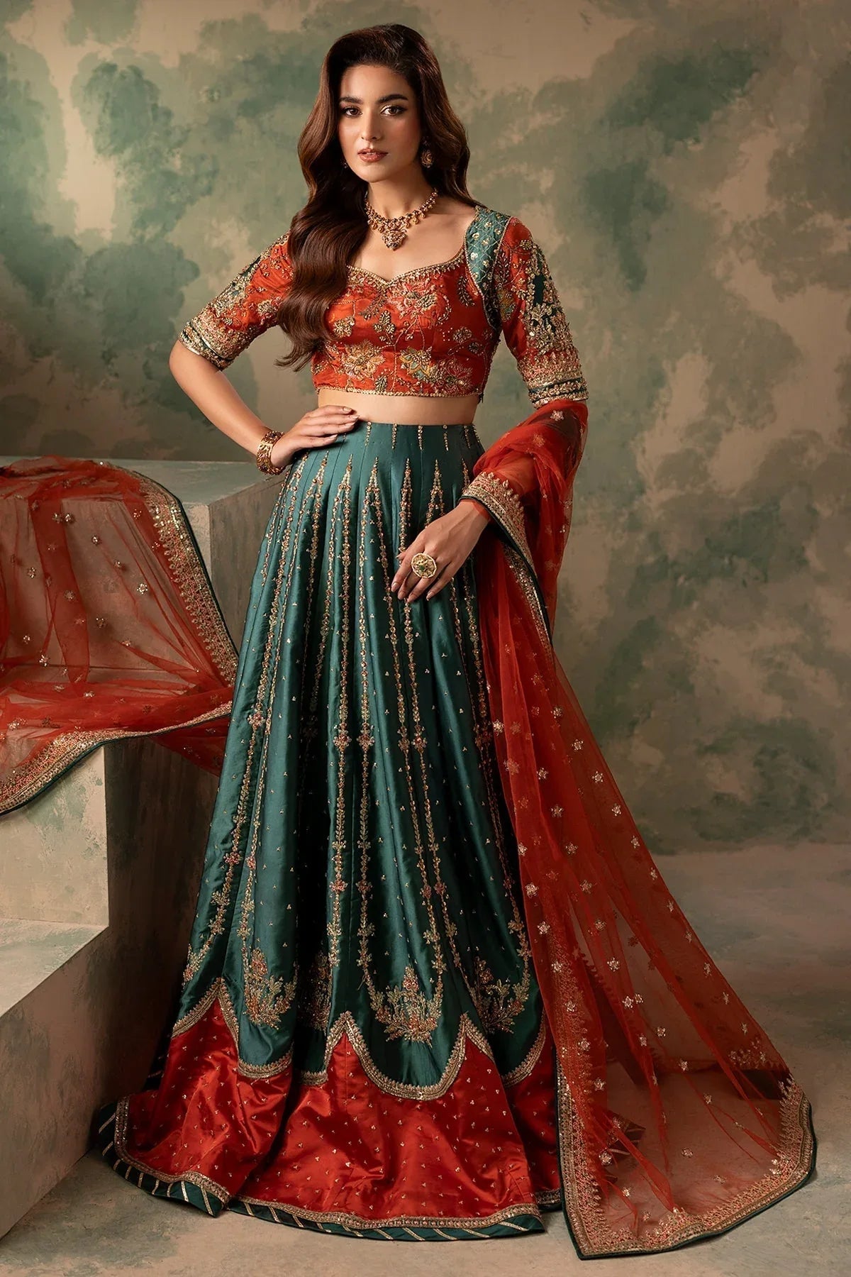Mina Kashif | Noor Jahan Wedding Formals | Afroz - Rang-e-Khaas