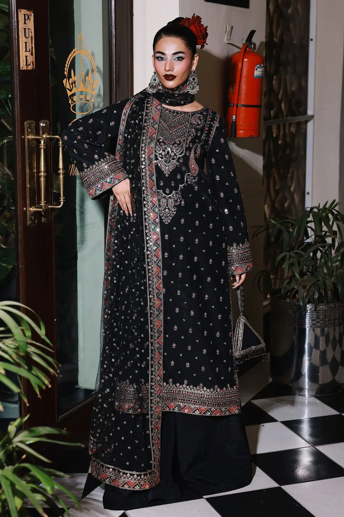 Charizma | Festive Pret | CMA-5-136A - Rang-e-Khaas
