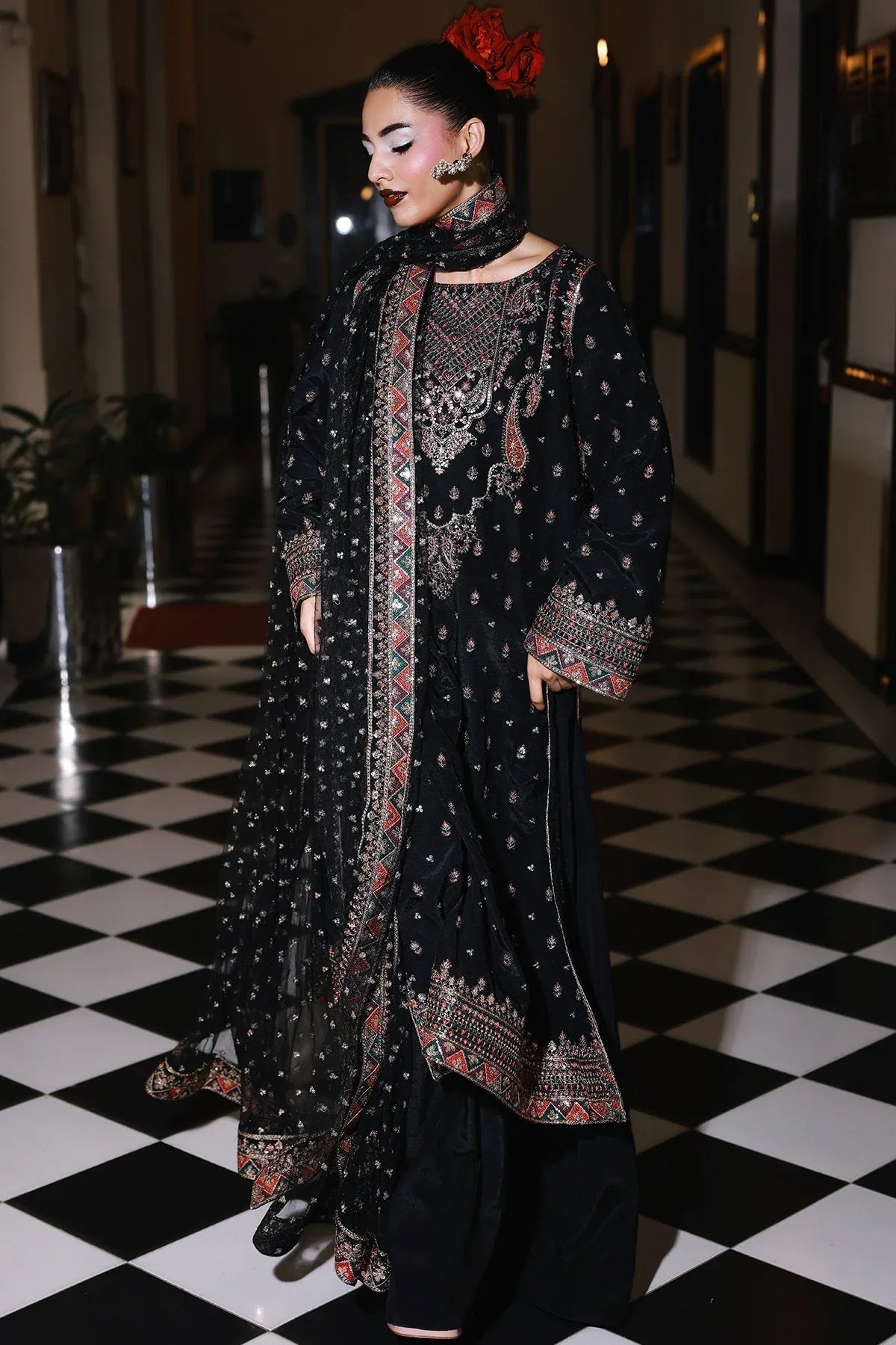 Charizma | Festive Pret | CMA-5-136A - Rang-e-Khaas