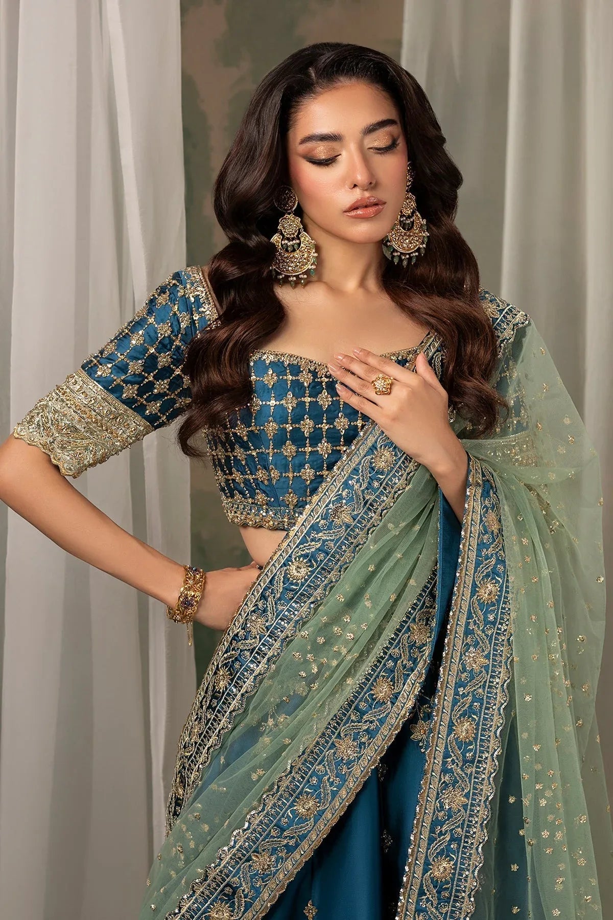 Mina Kashif | Noor Jahan Wedding Formals | Gulroze - Rang-e-Khaas