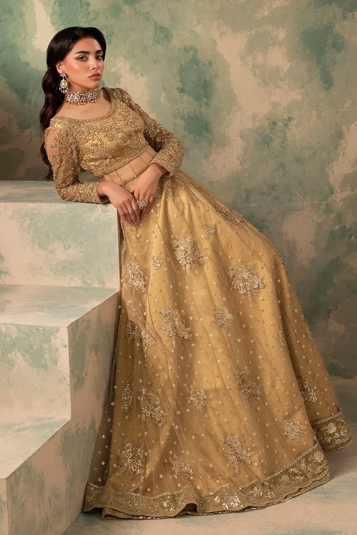 Mina Kashif | Noor Jahan Wedding Formals | Sajal - Rang-e-Khaas