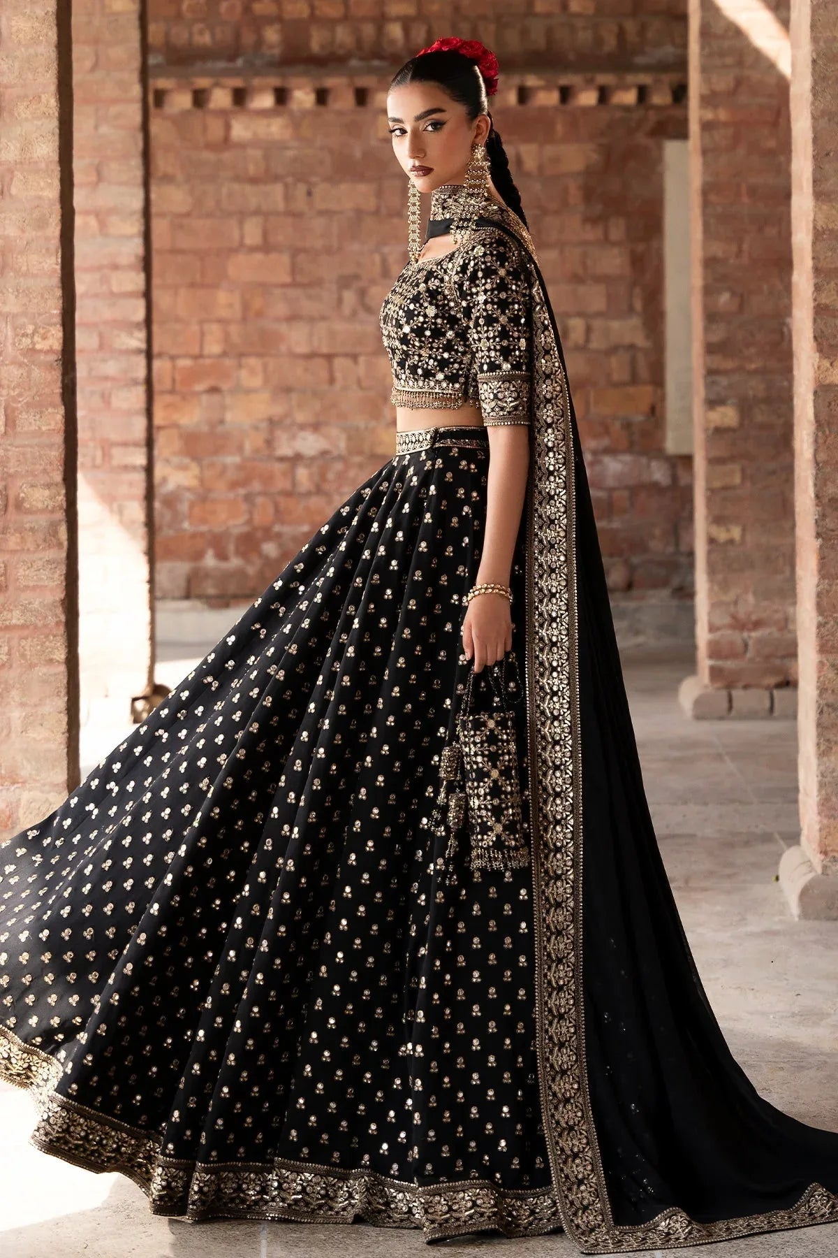 Mina Kashif | Virsa Wedding Formals | Surmayi - Rang-e-Khaas