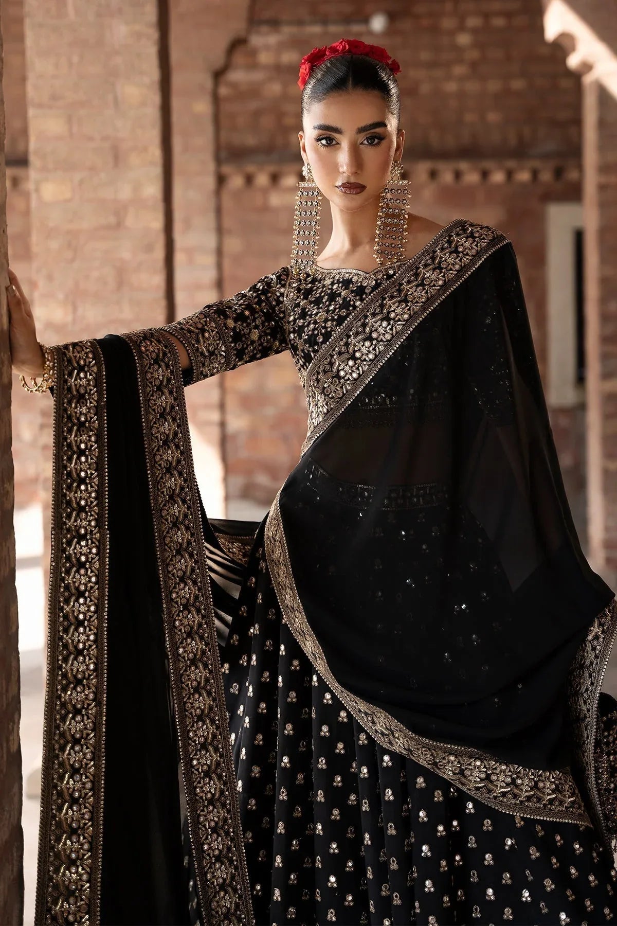 Mina Kashif | Virsa Wedding Formals | Surmayi - Rang-e-Khaas