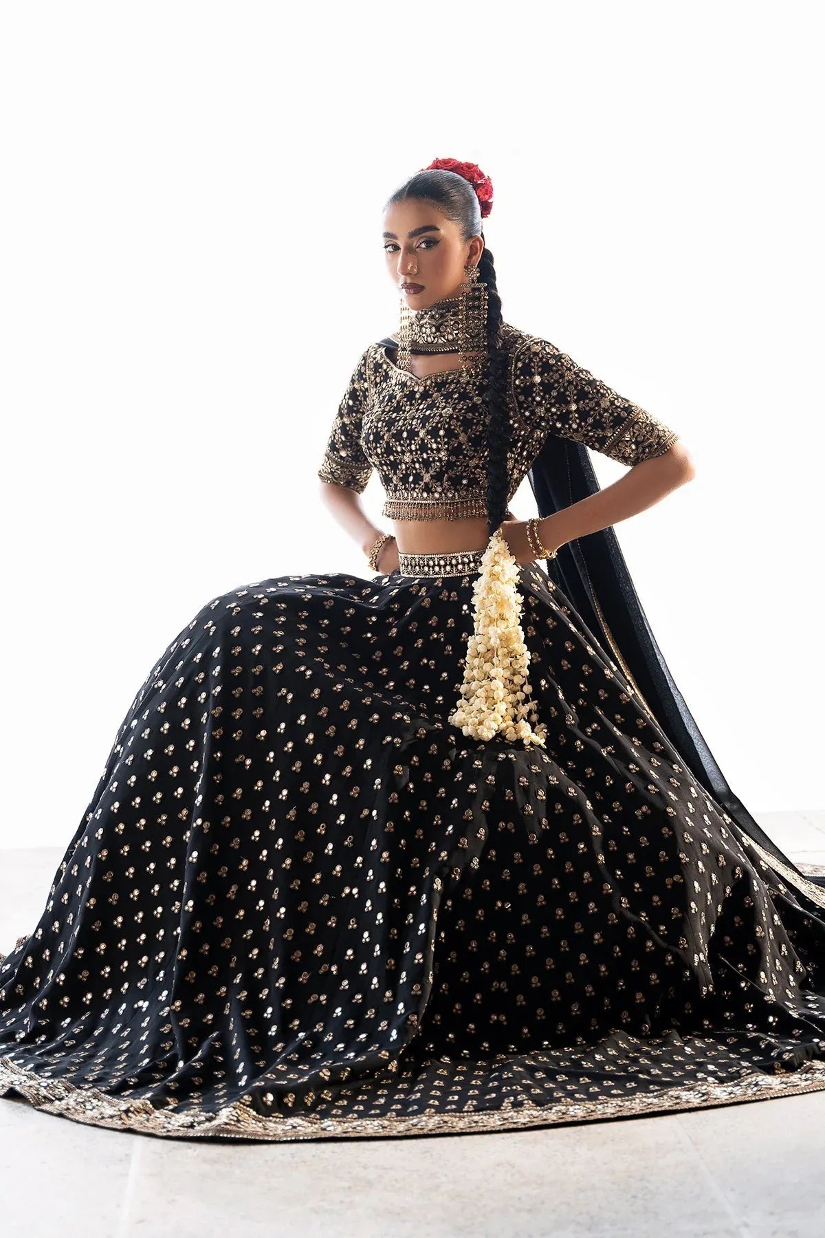 Mina Kashif | Virsa Wedding Formals | Surmayi - Rang-e-Khaas