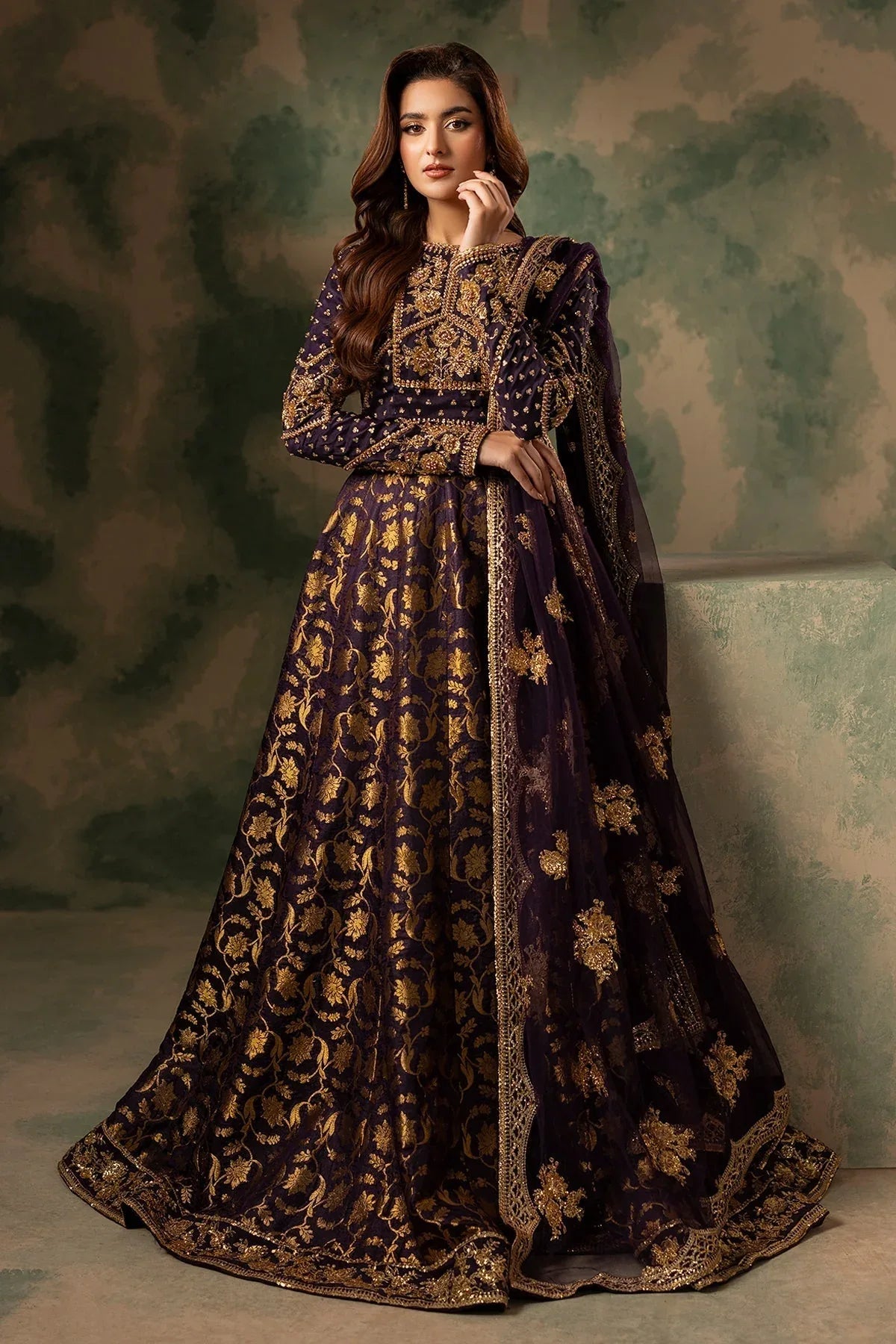 Mina Kashif | Noor Jahan Wedding Formals | Daneer - Rang-e-Khaas