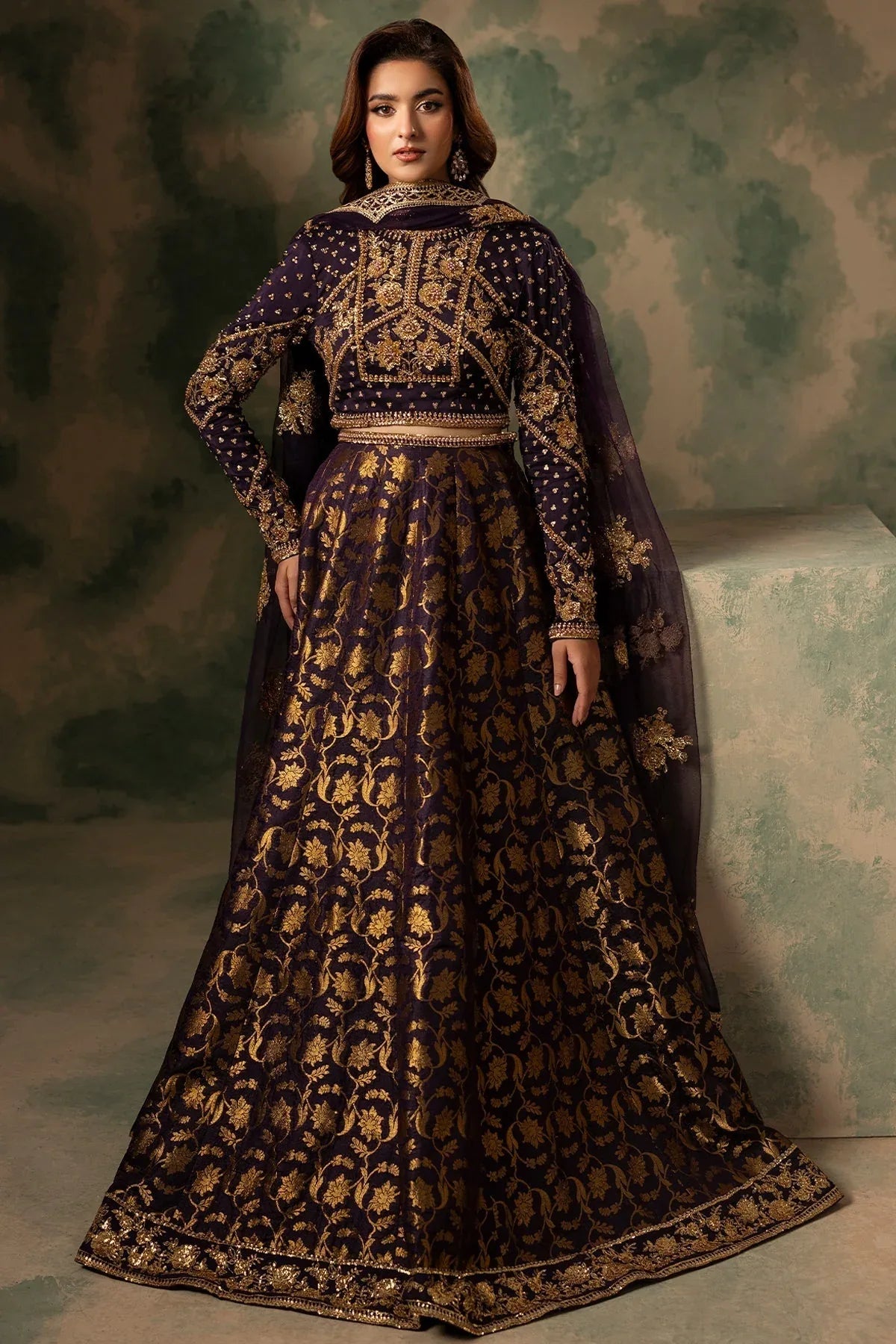 Mina Kashif | Noor Jahan Wedding Formals | Daneer - Rang-e-Khaas