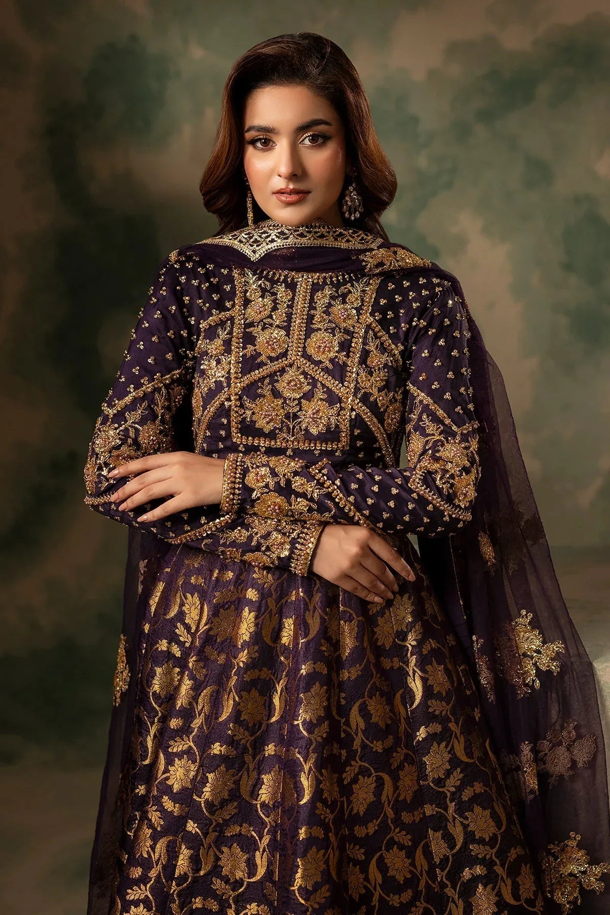 Mina Kashif | Noor Jahan Wedding Formals | Daneer - Rang-e-Khaas